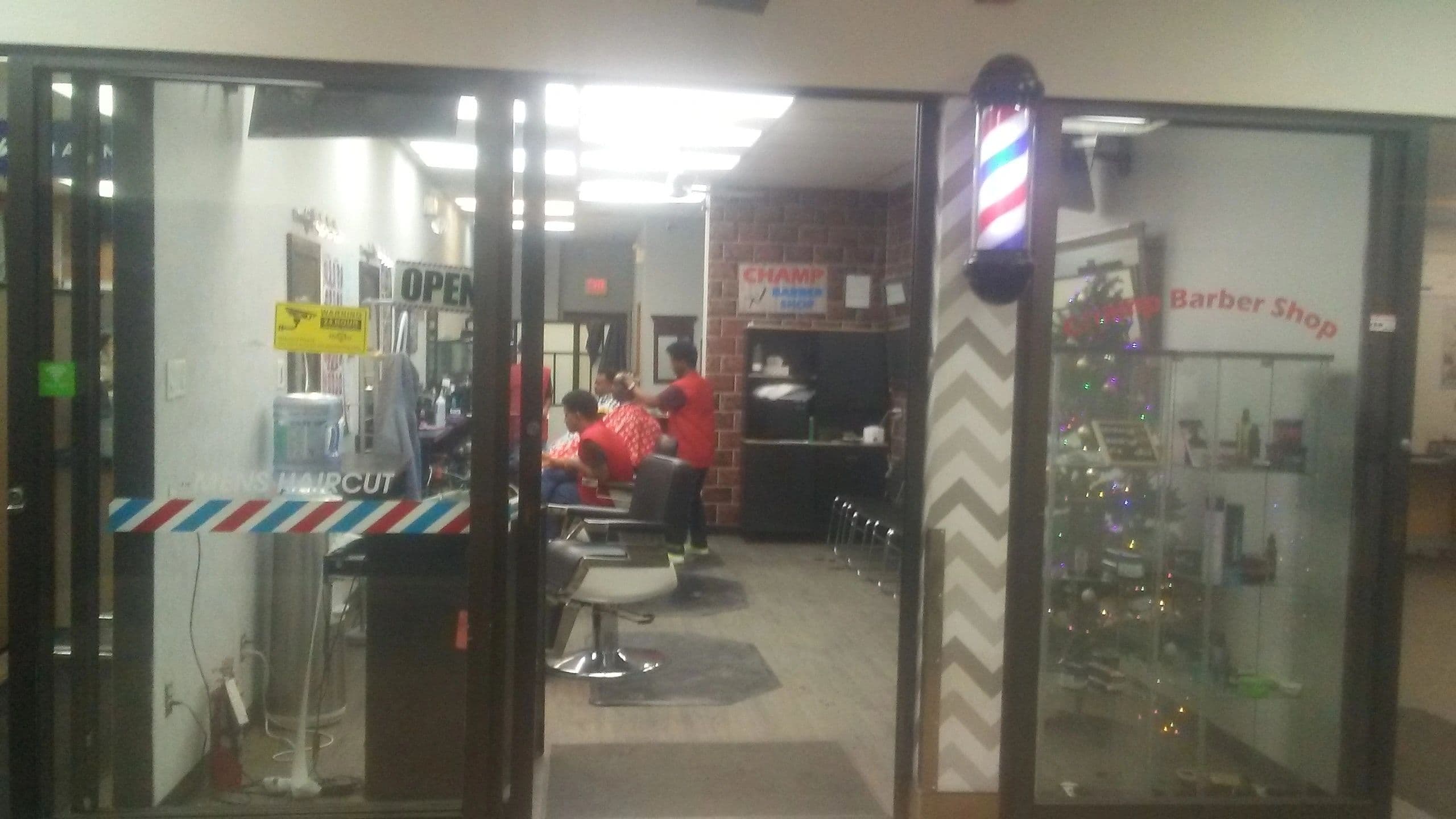 Photo from Champ Barber Shop's website