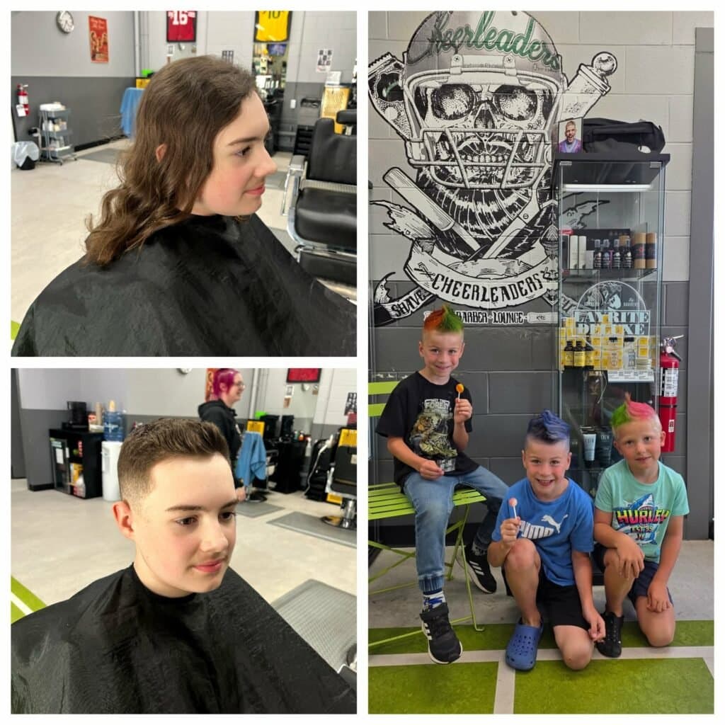 Photo from Cheerleaders Barber Lounge's website