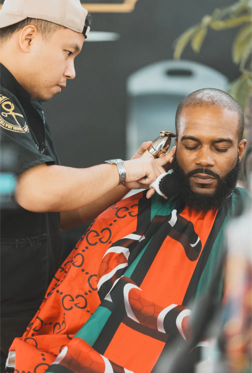 Photo from Custom Cutz Barbershop's website
