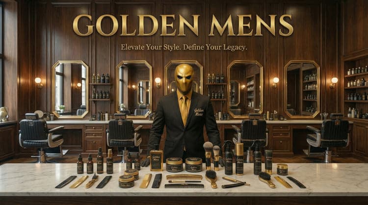 Photo from GOLDEN MEN'S BarberShop's website