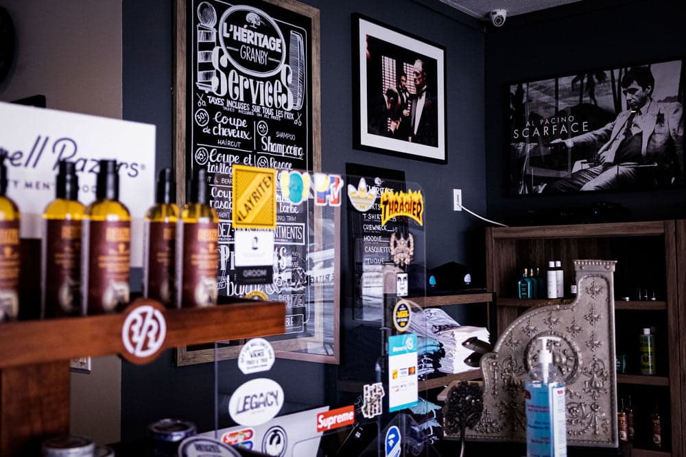 Photo from L'Héritage Barbershop's website