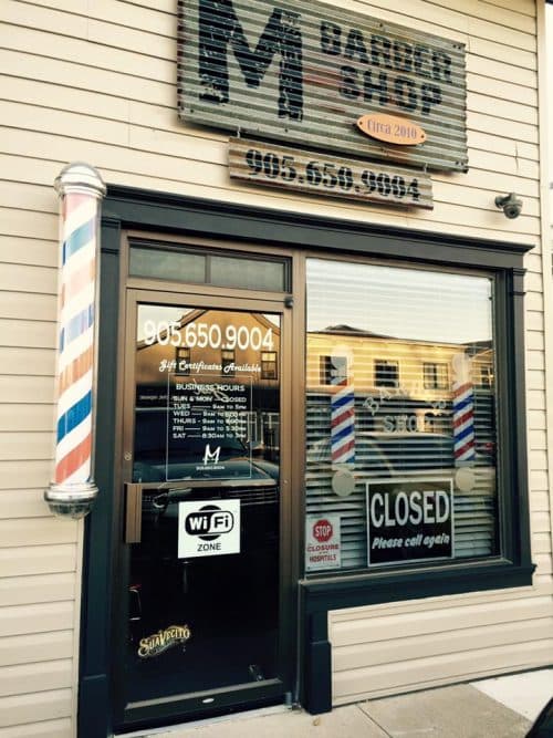 Photo from M Barber Studio's website