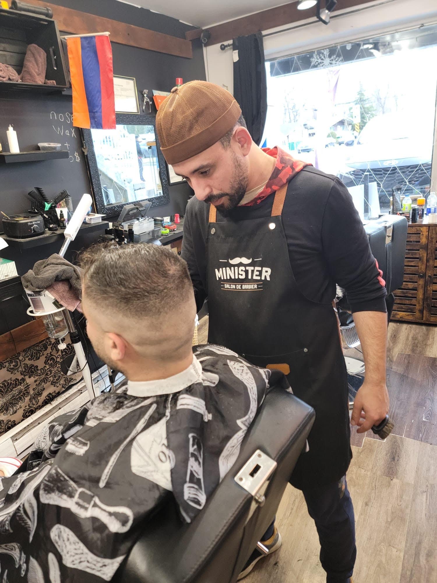 Photo from Minister Barber Shop's website