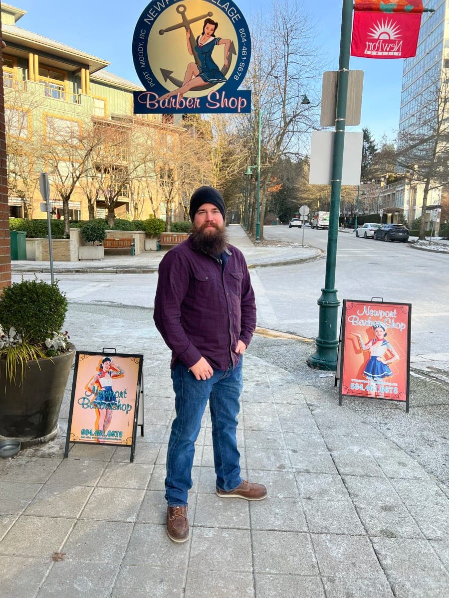 Photo from New Port Village Barber Stylists's website
