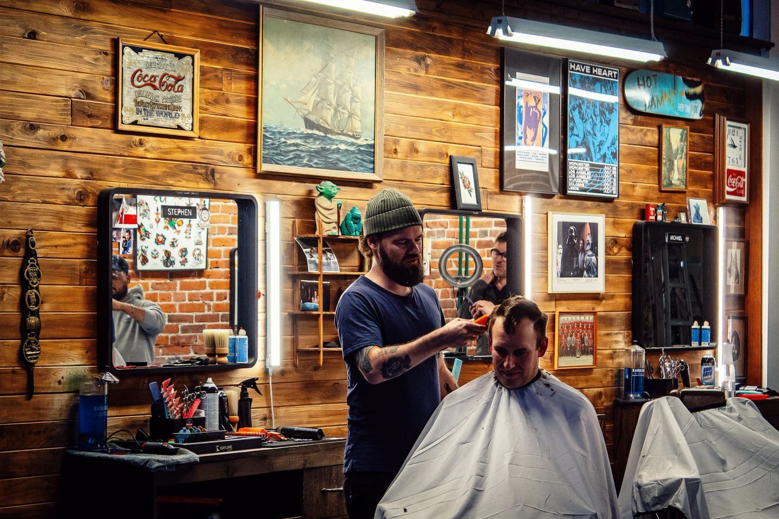 Photo from Rebellion Barbershop's website