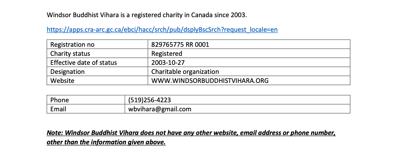 Windsor Buddhist Vihara - Center for Meditation and Leaning & Practice gallery image 1