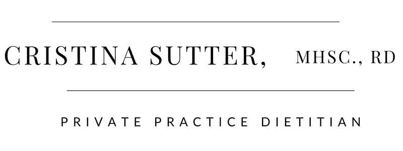 Cristina Sutter, MHSc., RD