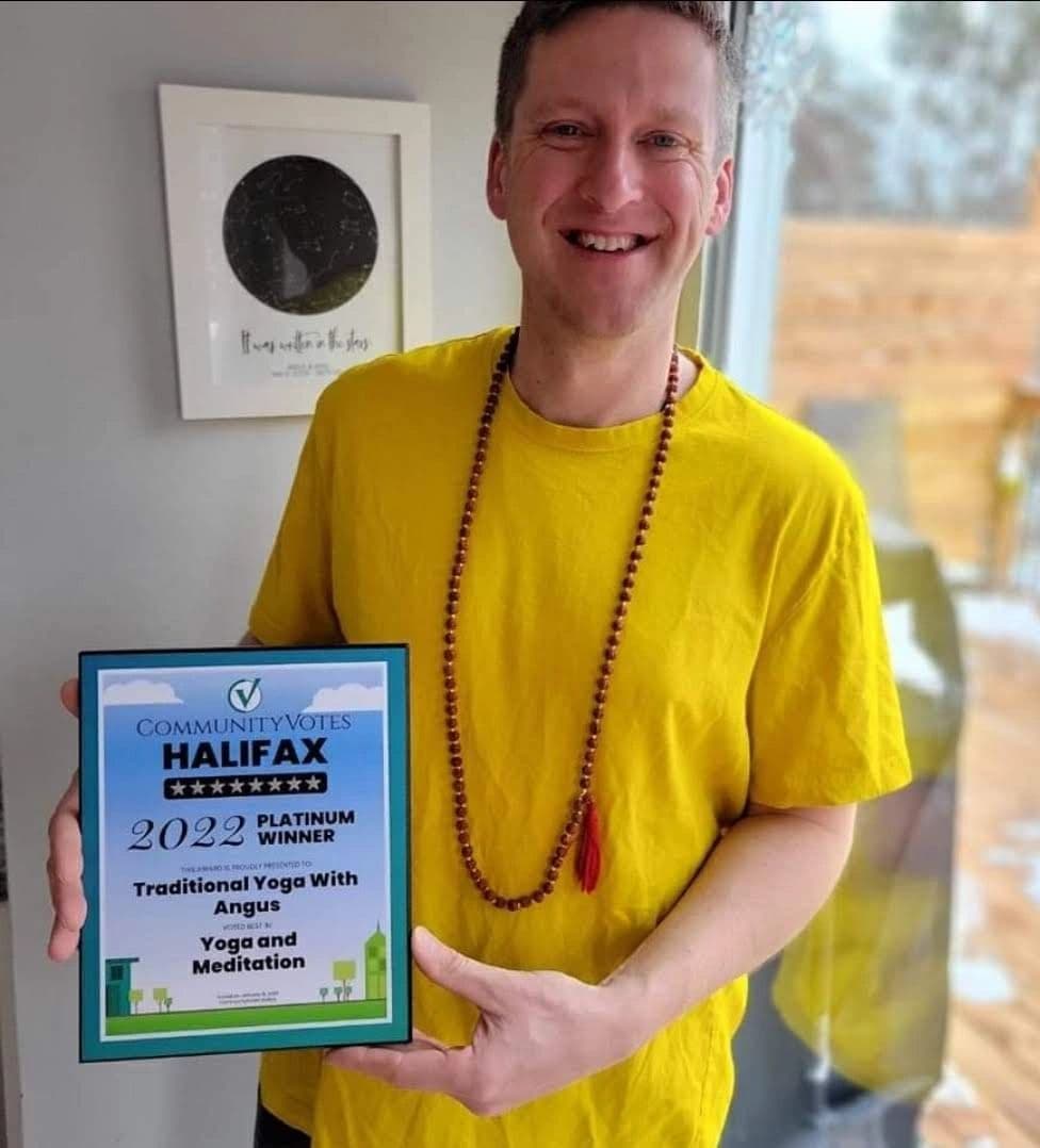 Yoga and meditation with Angus