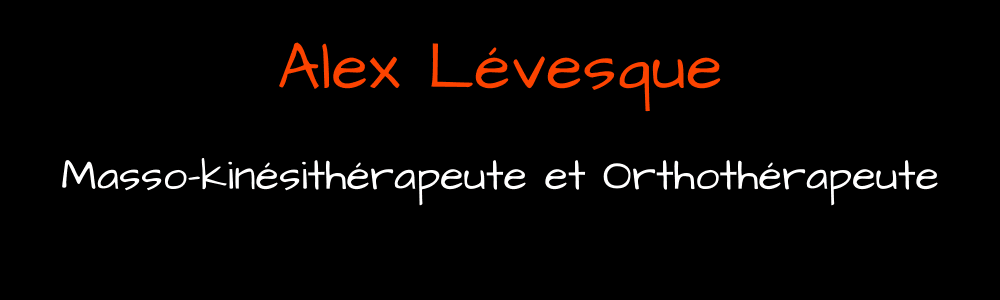 Alex Lévesque Massothérapeute, Kinésithérapeute et Orthothérapeute Blainville