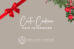 Mélissa Chassé, Thérapeute en relation d'aide complémentaire