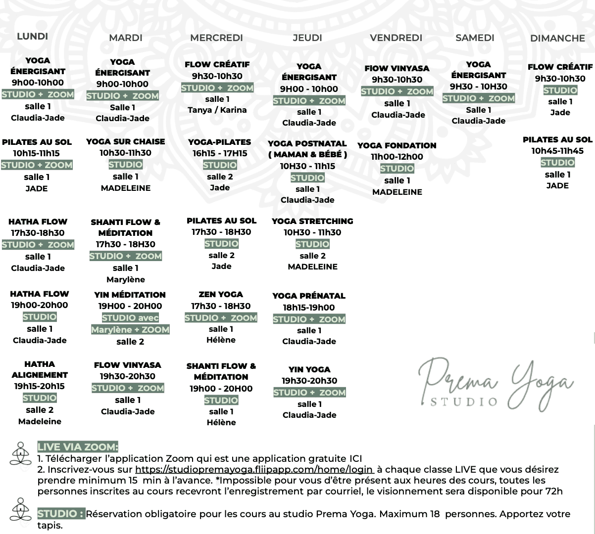 Studio Prema Yoga Repentigny