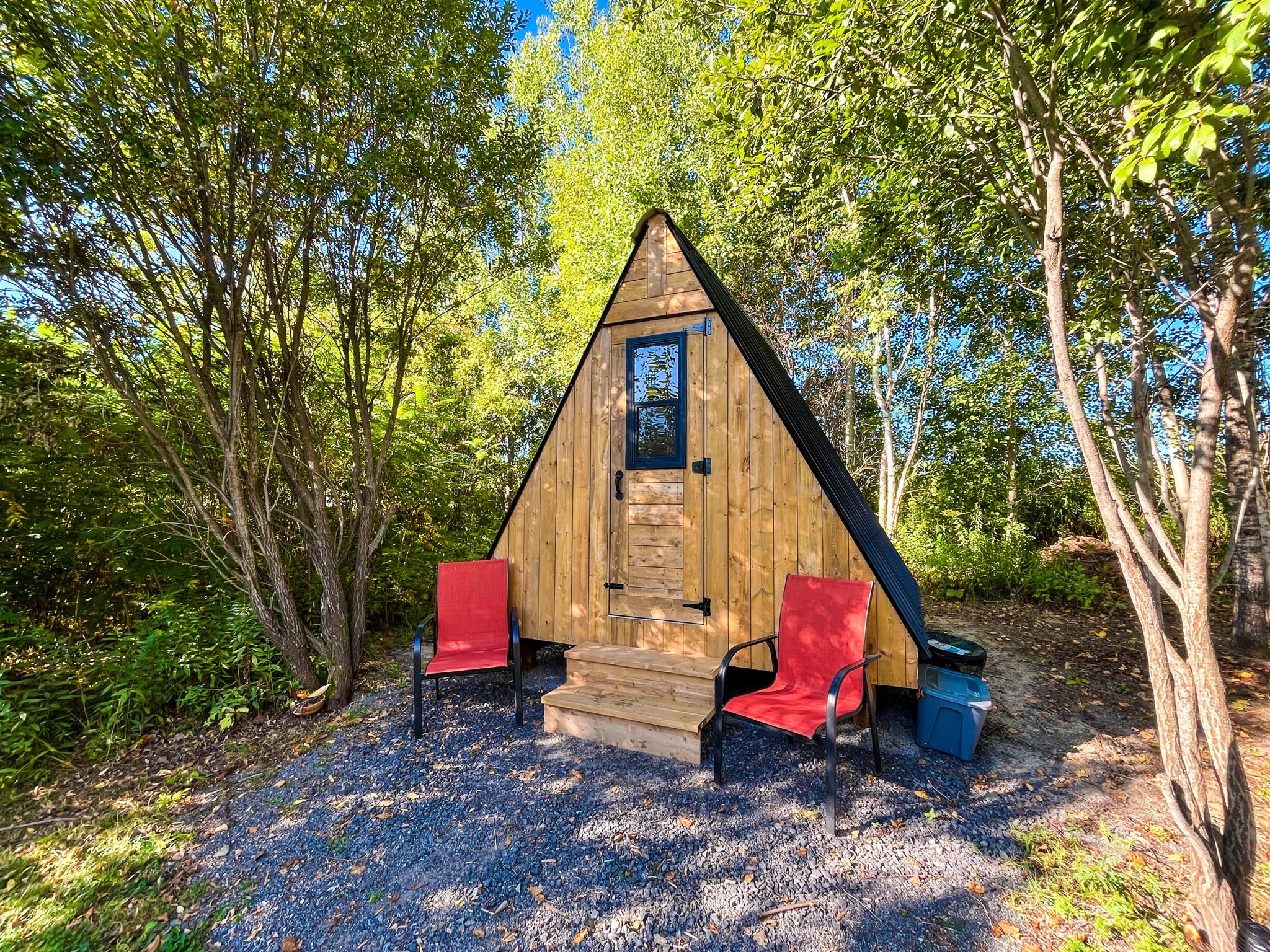 Off-grid cabin stays
