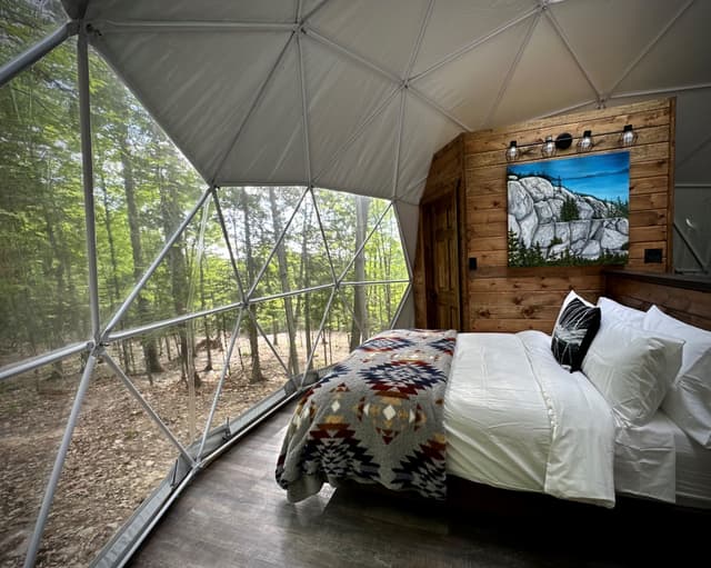 Settle into geodome stays