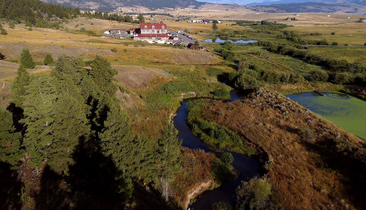 Arrive at Boulder Hot Springs