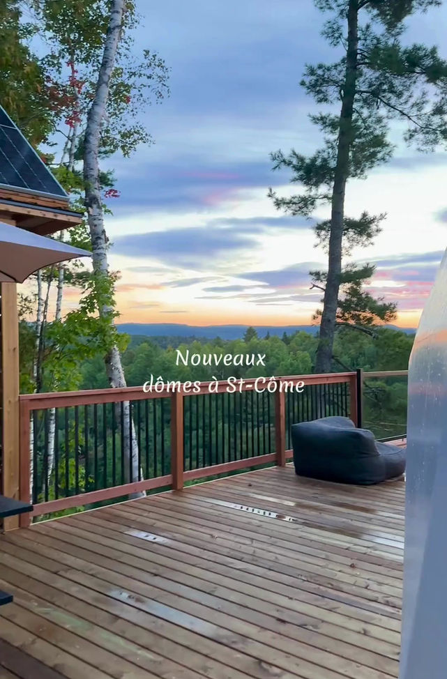 Dômes St-Côme — Lanaudière Dome Glamping