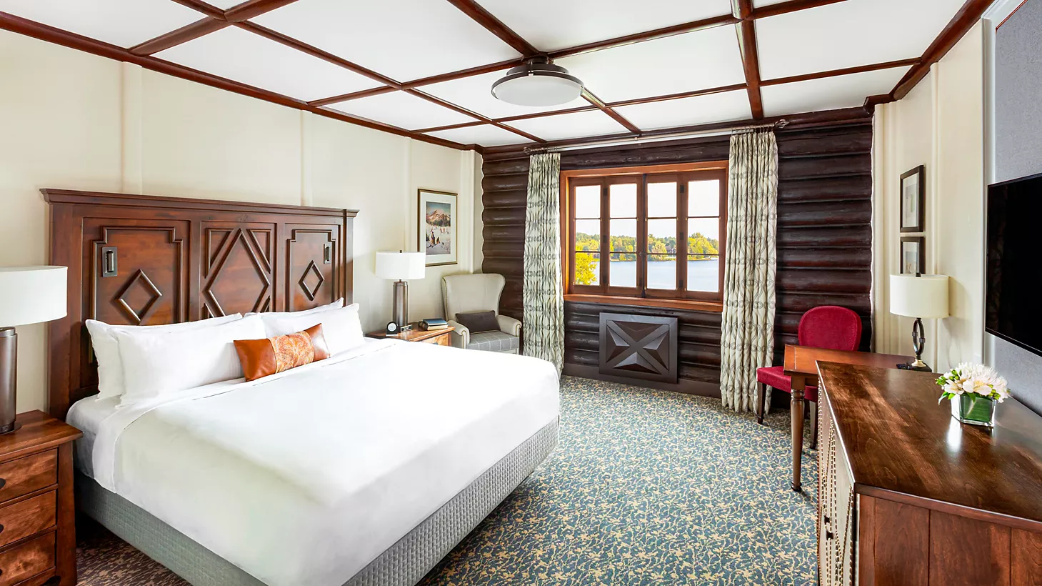 Settle into Luxury resort rooms and suites