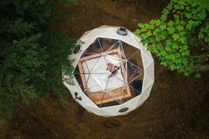 Slow down with explorer's tent glamping stays