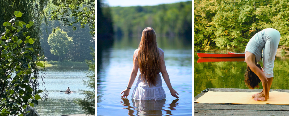 Lake and forest immersion