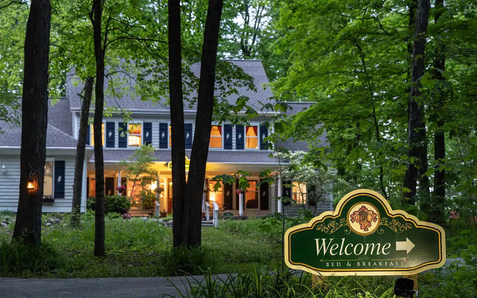 Arrive at Hidden Serenity Bed & Breakfast
