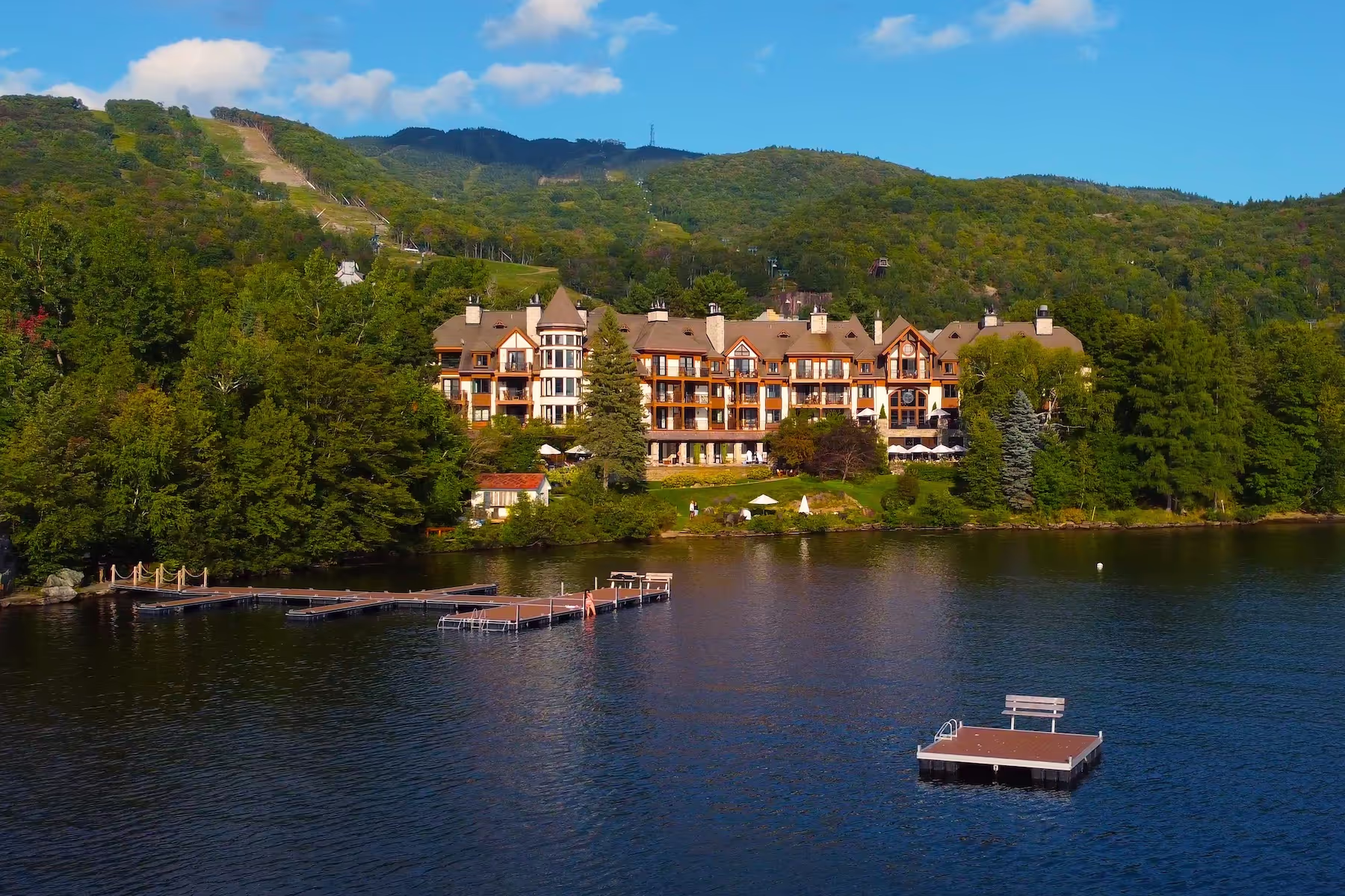 Slow down with lakefront mont-tremblant stays
