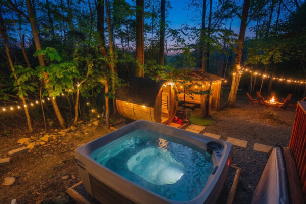 Arrive at The Little Black Cabin