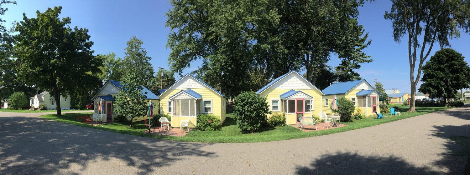 Little Yellow Cottages — cottage