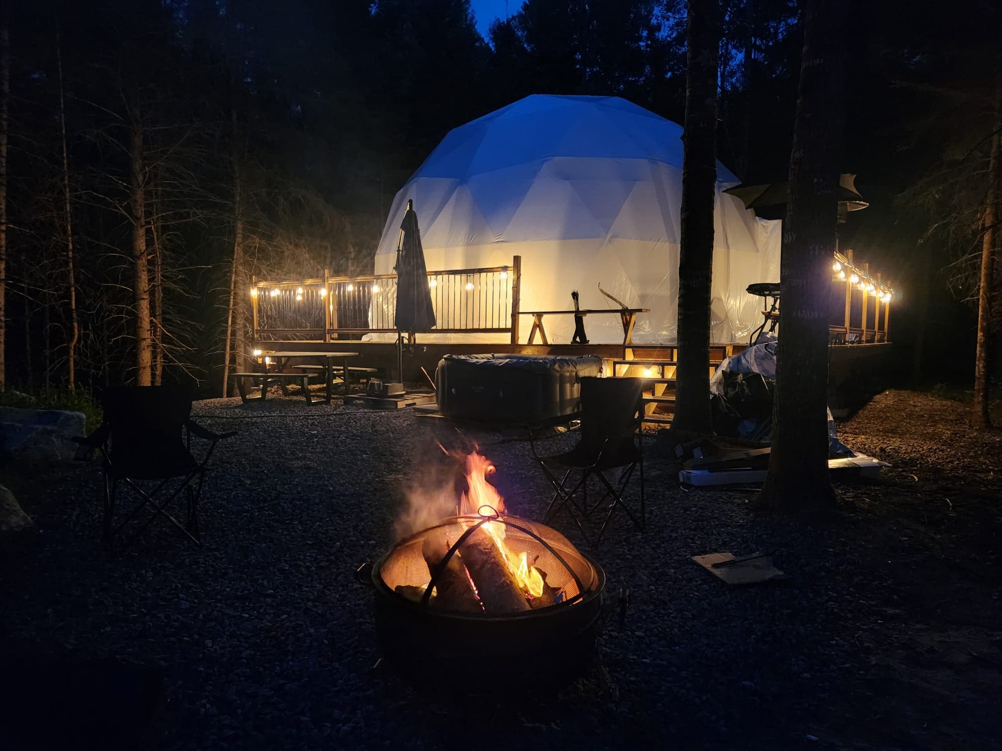 Lotus Glamping — Luxury Forest Dome Retreat