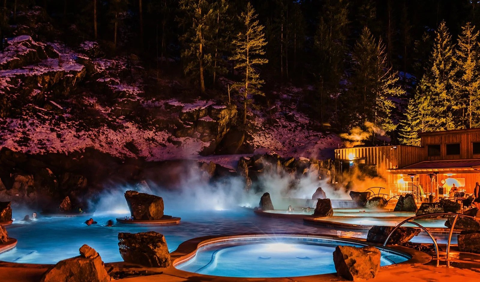 Arrive at Quinn's Hot Springs Resort