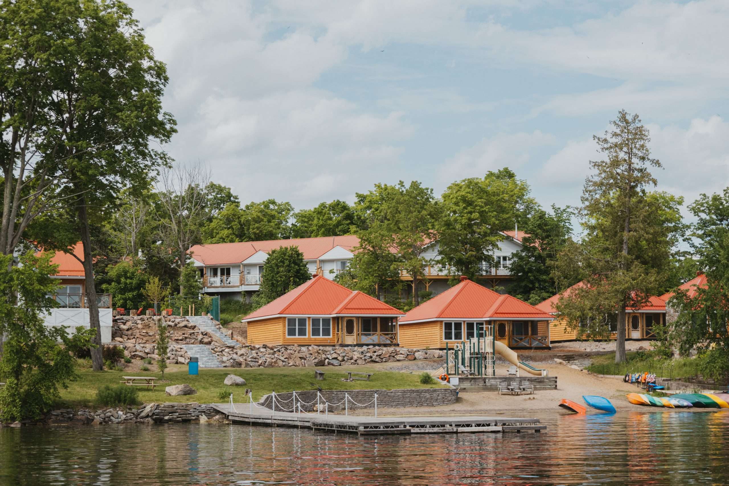 Lakeside and hilltop cottages
