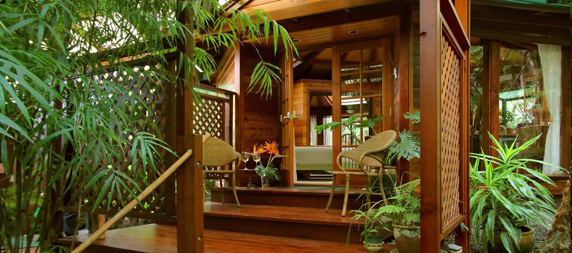Arrive at Volcano Rainforest Retreat