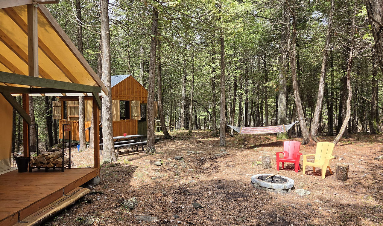 WhiteTail Ridge Camping — Hot Tent Glamping