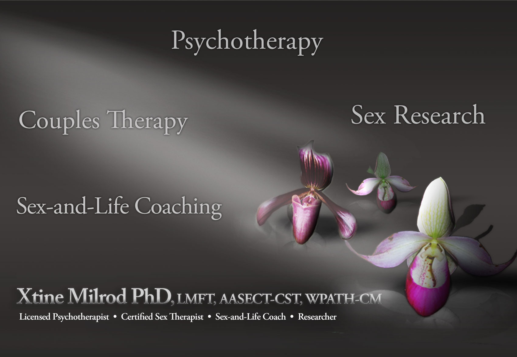 Xtine Milrod PhD LMFT — Therapist